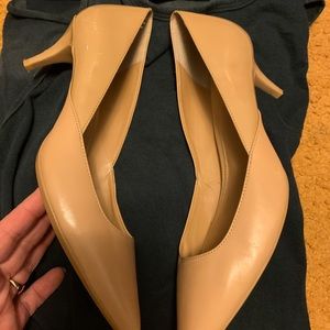 Calvin Klein nude heels